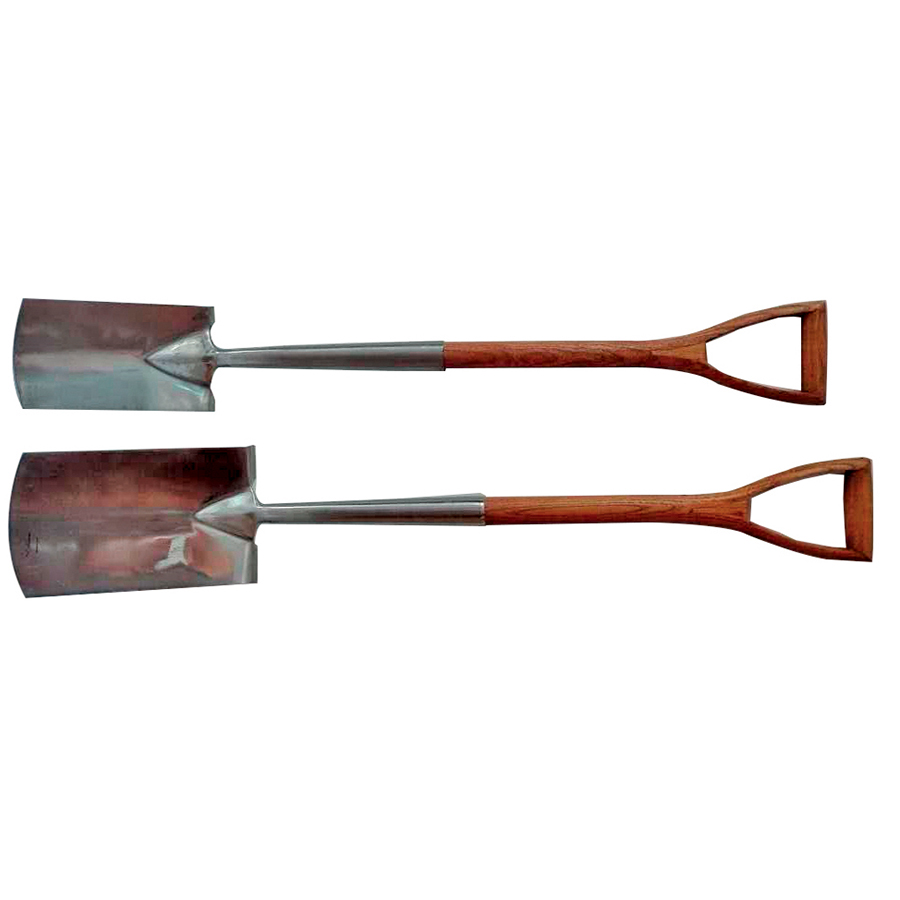 STAINLESS STEEL SPADE WITH ASH HANDLE ENGLISH TYPE