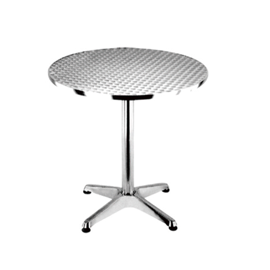 ALUMINUM ROUND TABLE WITH FOUR FEET RAT-007