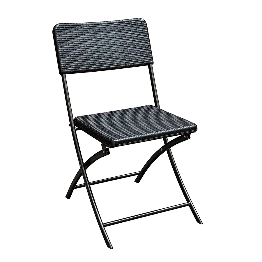 BLOW MOLD FOLDING CHAIR WITH RATTAN DESIGN RYC041